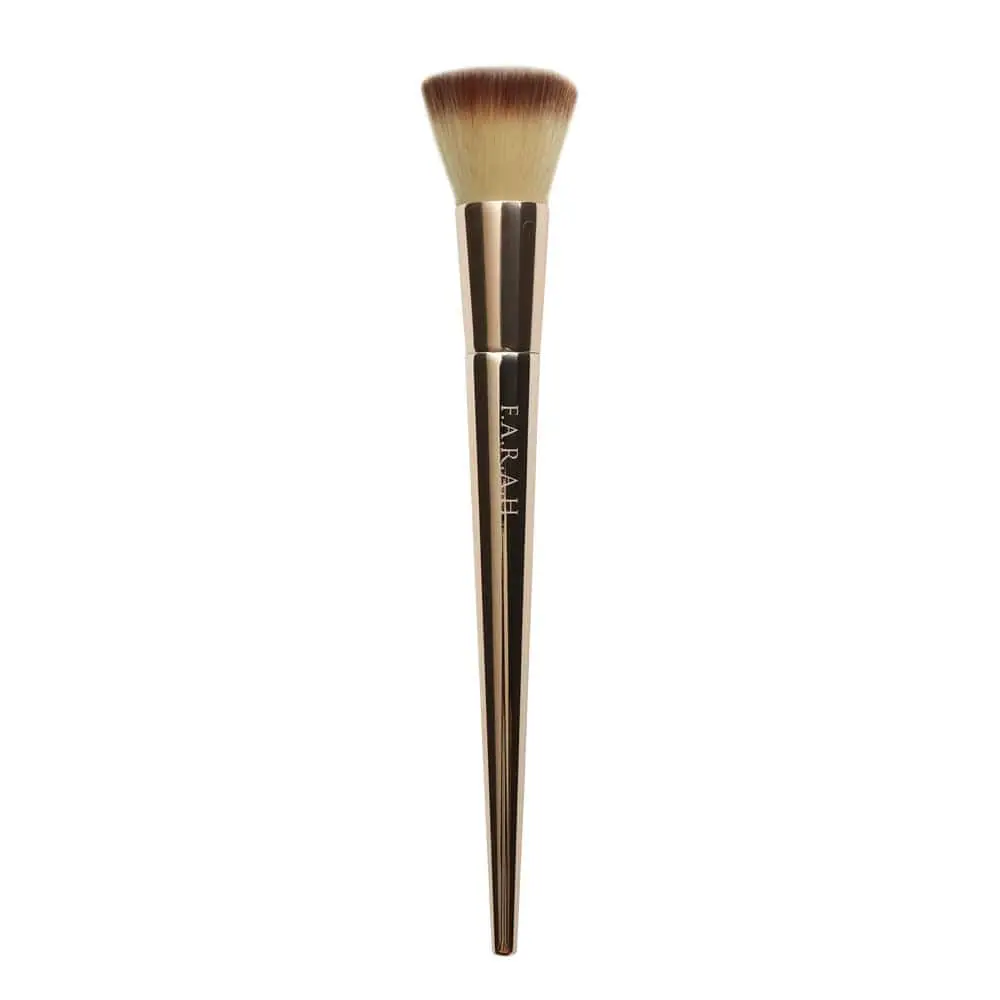 FARAH® 615F Flat Foundation Brush | Flawless Airbrushed Finish, 100% Vegan