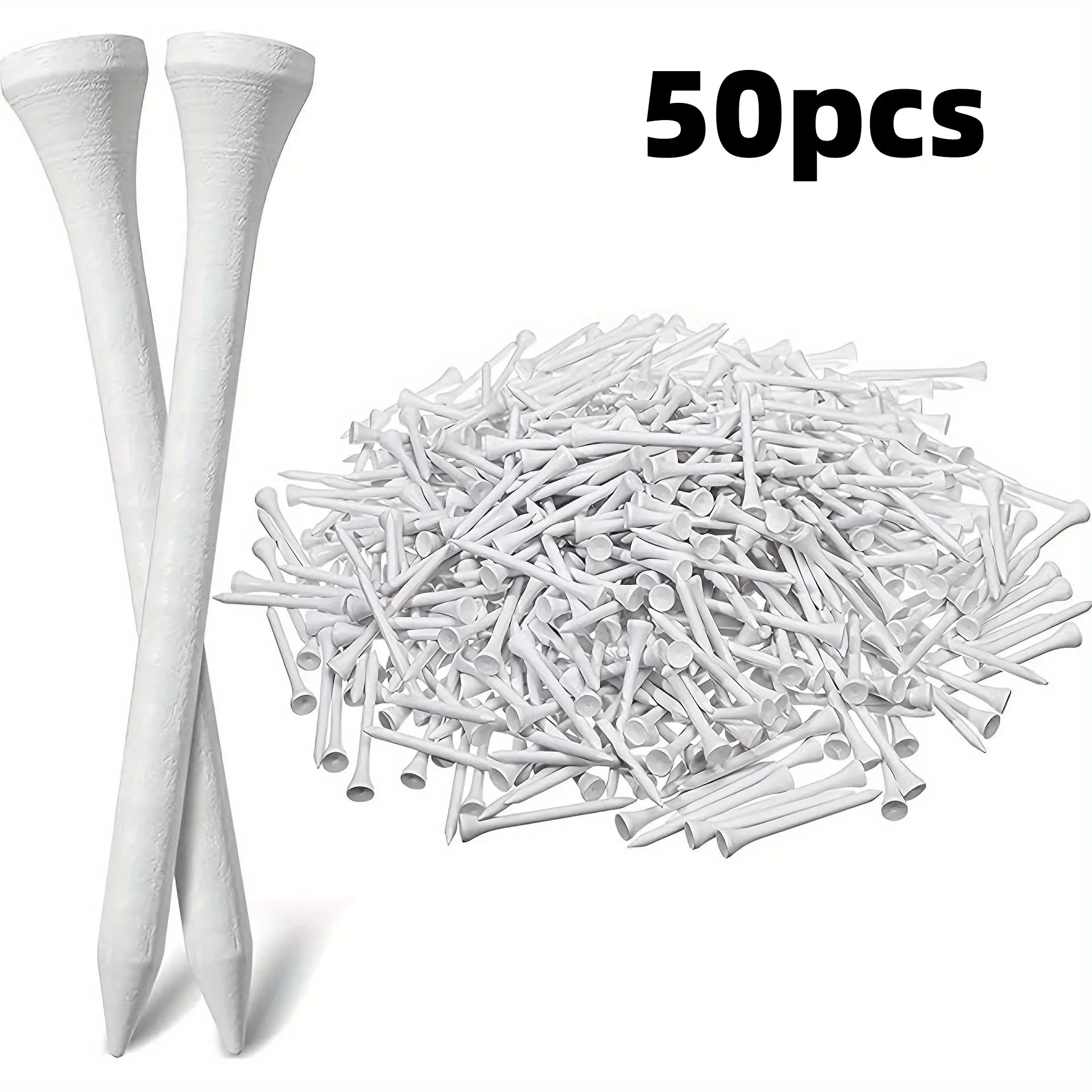 Professional Golf Tee Set, 50pcs Golf Training Tee, Golf Training Accessories, Golf Accessories for Men & Women, Golf Gift, Golf Pack, Golf Training Tool, Golf Training Aids, Golf Equipment