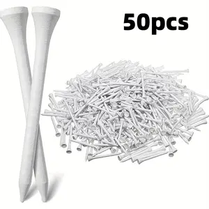 Professional Golf Tee Set, 50pcs Golf Training Tee, Golf Training Accessories, Golf Accessories for Men & Women, Golf Gift, Golf Pack