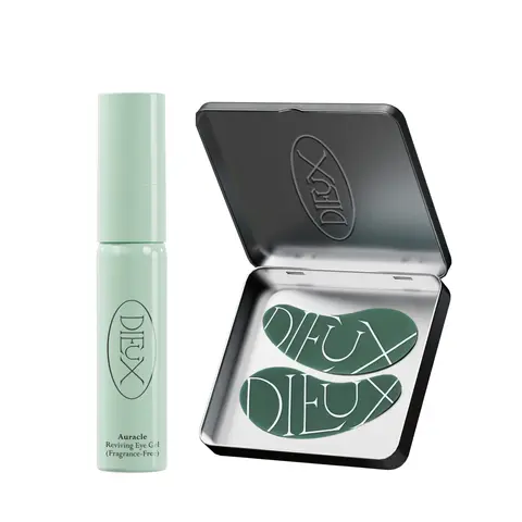 The Eye Revival Duo: Forever Eye Mask & Auracle Eye Serum Bundle - Hydrating & Skin-Plumping - Vegan, Fragrance-Free