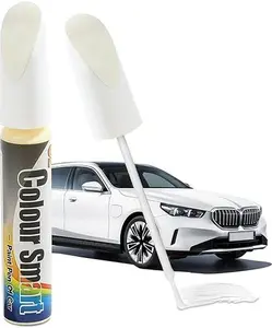 Touch Up Paint for Cars, Car Paint Scratch Repair Kit, Auto Pen Scratch Repair Two-In-One Touch Up Paints, Car Wheel Scratch Repair Touch Up Paints Pen Universal Fit Most Vehicle Wheels (White)