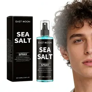 Vegan Sea Salt Wave Spray 100ml - Non-Greasy Lightweight, 5-Minute Lazy Styling, All-Day Long-Lasting Hold & Curl Bounce, Micro-Fine Mist for Wind-Kissed Texture, Frizz-Free Volumizing, On-the-Go Refresh for All Hair Types