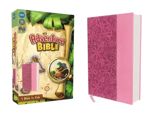 NIV, Adventure Bible, Leathersoft, Pink, Full Color (Adventure Bible) by Lawrence O. Richards||Zondervan [Leatherbound Book]