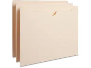 Business Source File Pocket Straight Cut Tab Flat 50 Cap. Letter 100/BX MLA 65796