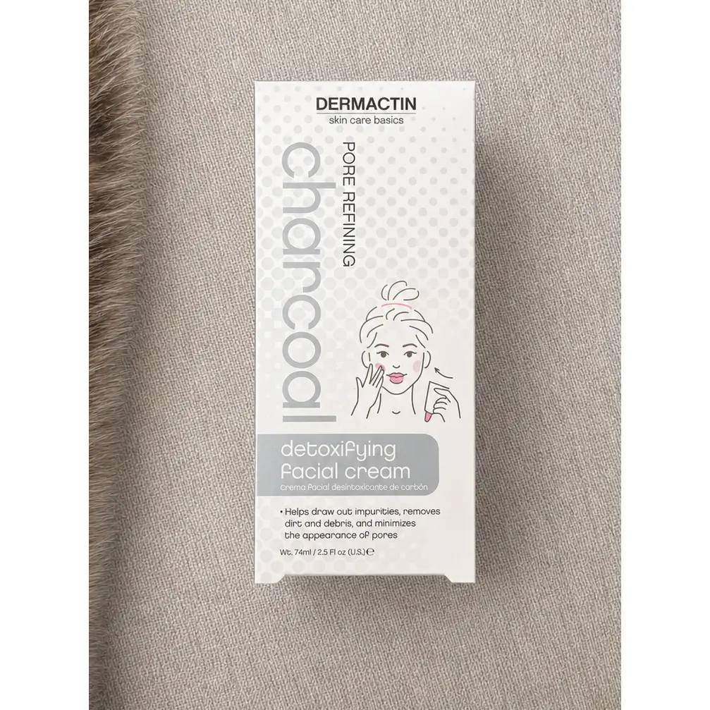Dermactin Pore Refining Charcoal Detoxifying Facial Cream Advanced Dark