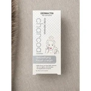 Dermactin Pore Refining Charcoal Detoxifying Facial Cream Advanced Dark