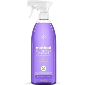 Method All-Purpose Cleaner Spray, French Lavender, Plant-Based and Biodegradable Formula Perfect for Most Counters, Tiles and More, 28 Fl Oz, (Pack of 1) ( Spray Bottle )