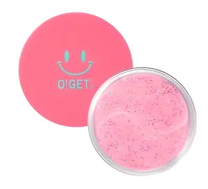 ogeti Pink Collagen Hydrogel Eye Patch | Multi-Peptide Eye Treatment | Anti-Aging & Hydrating Skincare for Dark Circles & Fine Lines | Hyaluronic Acid