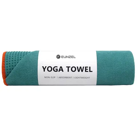 Anti-Slip Microfiber Yoga Mat Towel for Adults - Grip Dot, Sweat-Absorbent, Machine-Washable, Vivid Print, 72"x24" Standard Full Length, Balanced Grip, Beach Wrap Ready for Pilates, Hot Yoga (Sports & Outdoor Leisure Equipment)
