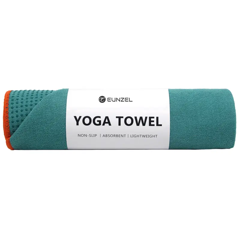 Anti-Slip Microfiber Yoga Mat Towel for Adults - Grip Dot, Sweat-Absorbent, Machine-Washable, Vivid Print, 72"x24" Standard Full Length, Balanced Grip, Beach Wrap Ready for Pilates, Hot Yoga (Sports & Outdoor Leisure Equipment)