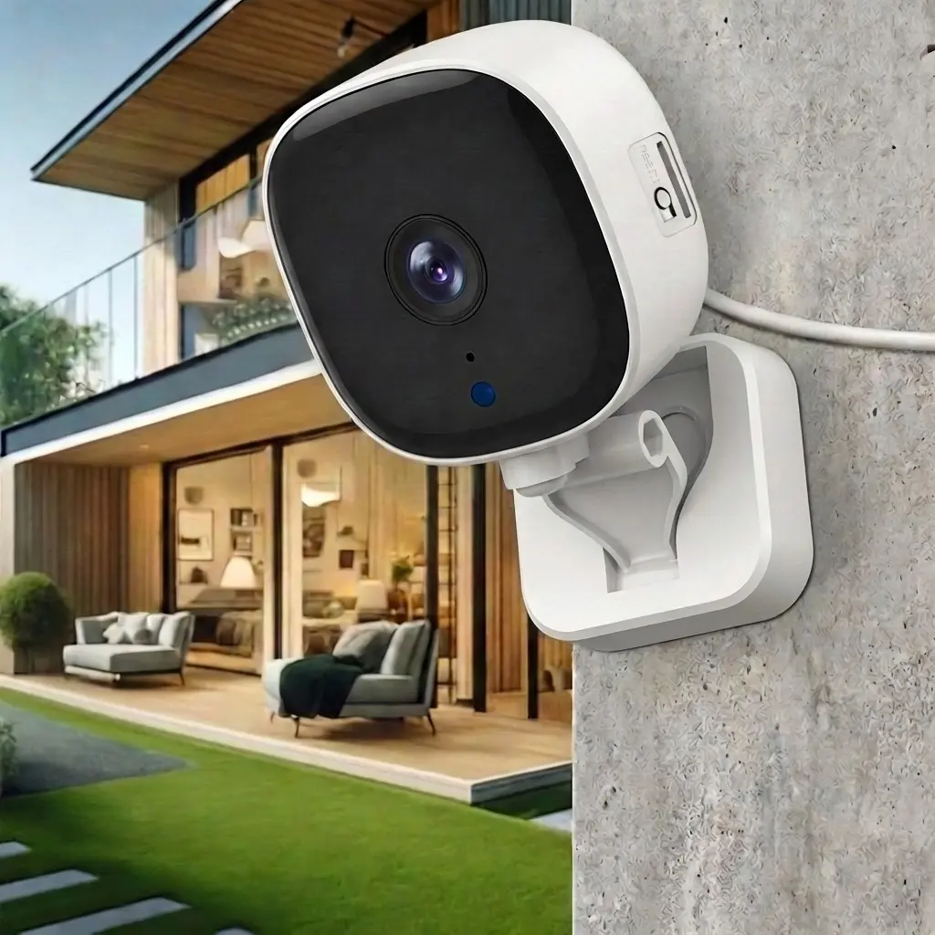 Livpet K7 Mini Home Security Camera, Motion Detection, Night Vision, Two-Way Audio, Remote Viewing Via APP, Ideal for Living Room and Entryway