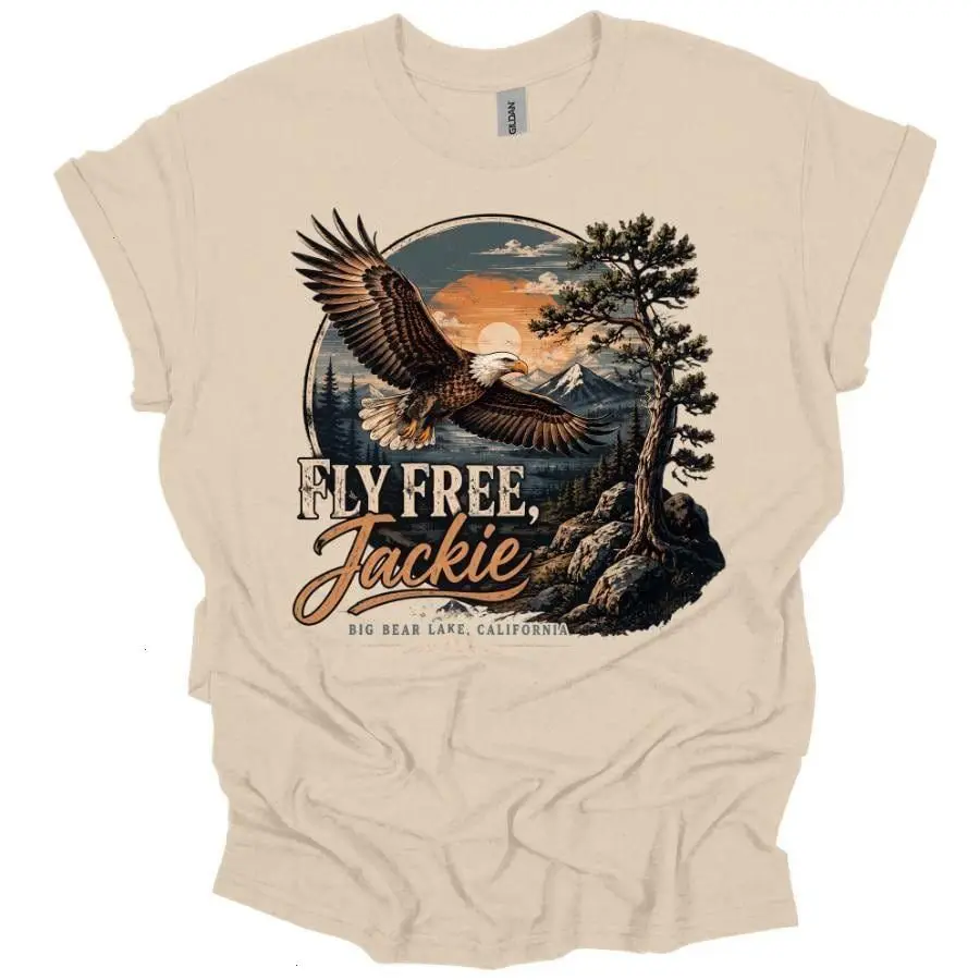 Jackie the Eagle Shirt, Jackie Fly Free T-Shirt, Jackie and Shadow Tee, Jackie Unisex T-Shirt