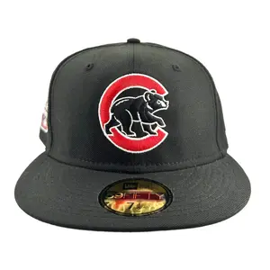 New Era Chicago Cubs Pink Brim All Star Patch Black