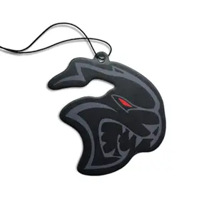 Hell Cat Hanging Car Air Freshener-Forest Breeze Scent, Odor Eliminator, Room Freshener, Natural Air Freshener, Pet Odor Neutralizer, Long-Lasting Freshener, Eco-Friendly Air Freshener, Smoke Odor Eliminator