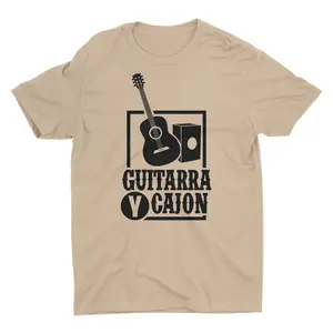Musica Criolla Guitarra y Cajon T-Shirt for Men