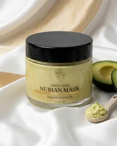 Amber Aura- Turmeric and Avocado Face Mask
