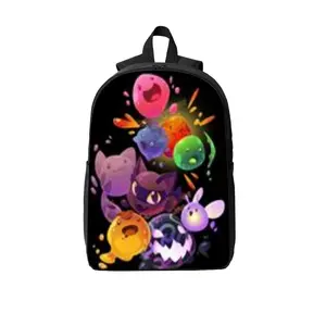 Children's Backpack — Featuring a fluorescent "Slime Squad" print, this sturdy and durable backpack offers a comfortable fit. A must-have for gaming fans, it is perfect for both school and outdoor adventures.