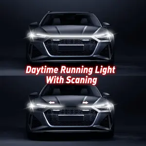 High-end Car Engine Hood LED Strip Light 1.5m/1.8m in White Light, Waterproof and Bright, Perfect for Trucks, Sedans, Suvs, Car Ambient Lighting