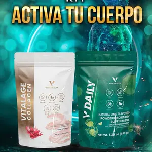 VitalHealth Activa Tu Cuerpo Kit – Vital Collagen & V-Daily Supplement for Daily Nutrition & Well-being