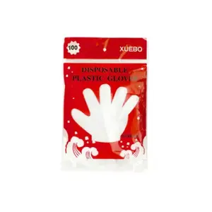 100PC DISPOSABLE PLASTIC GLOVES (10 PCS)