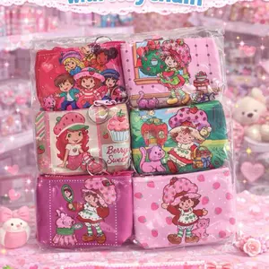 6 Pieces Strabwberry shortcake Coin bags and Keychain . Beautiful designs for all your expectations