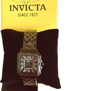Invicta Angel Men's Quartz Wrist Watch, 24mm, Black, Elegant Casual, Round Watch Face, Stainless-Steel Band, Luminous, Unique Gifts for Man
