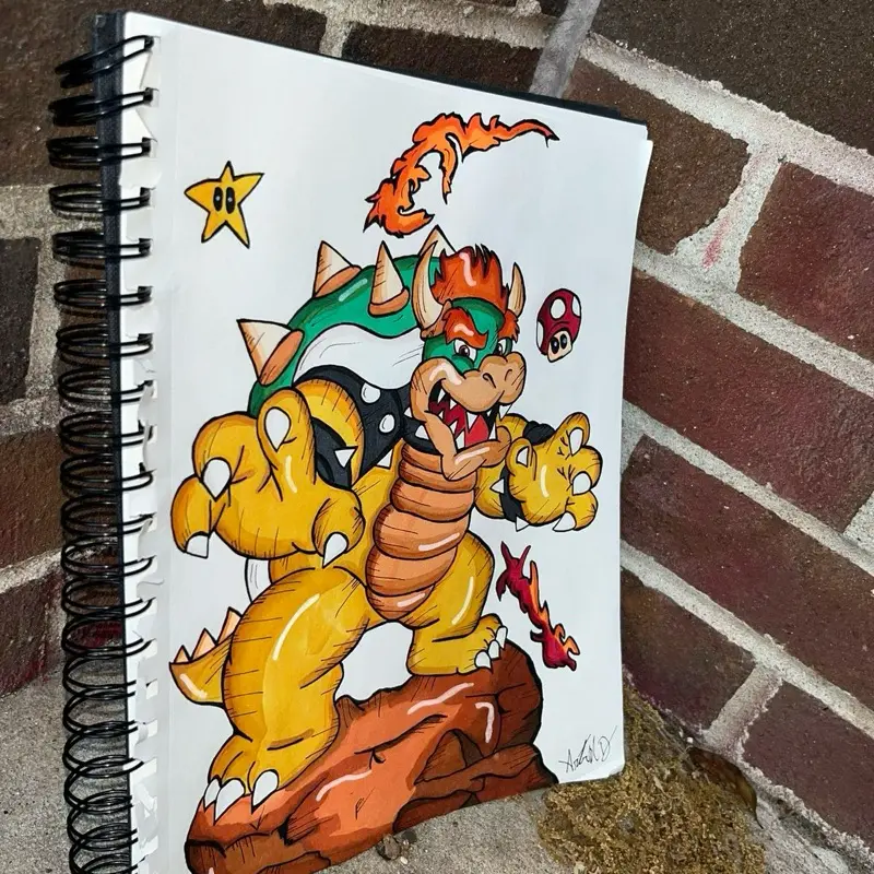 Bowser Drawing -selling prints