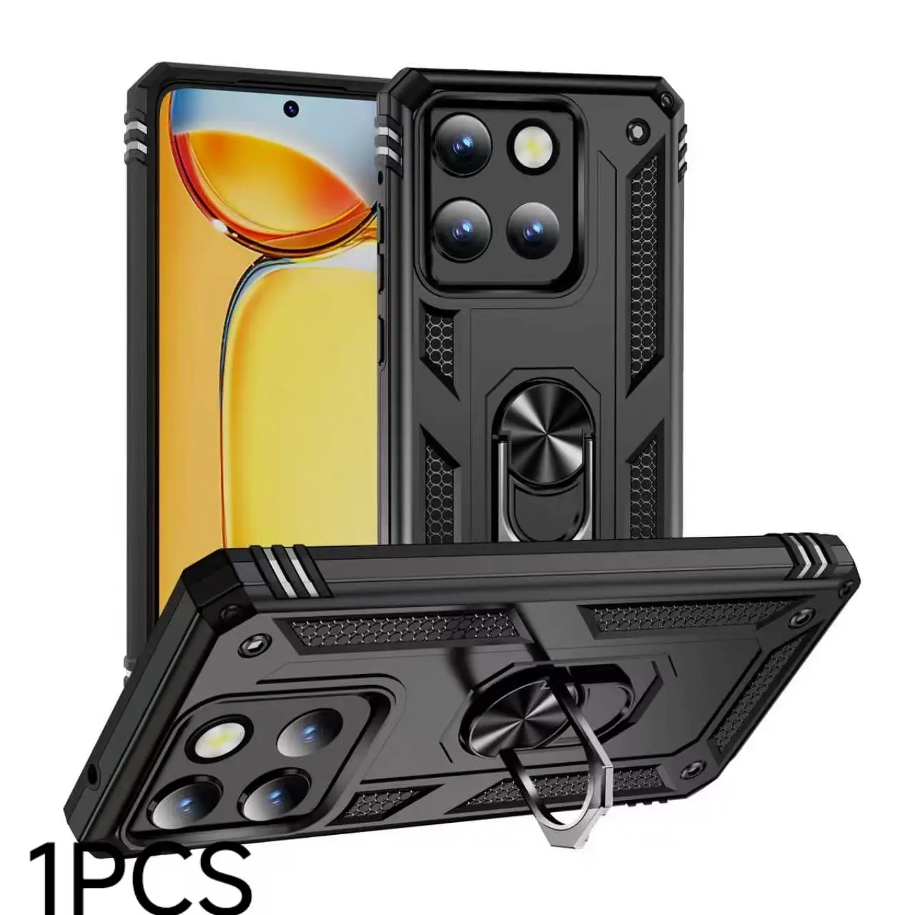 Drop-proof cellphone case cover for Motorola G 5G 2025/G POWER 2025/G POWER 5G 2024, high-end with stand, Shockproof protective Smartphone case for G POWER 2023, Protector, Shockproof kickstand cover