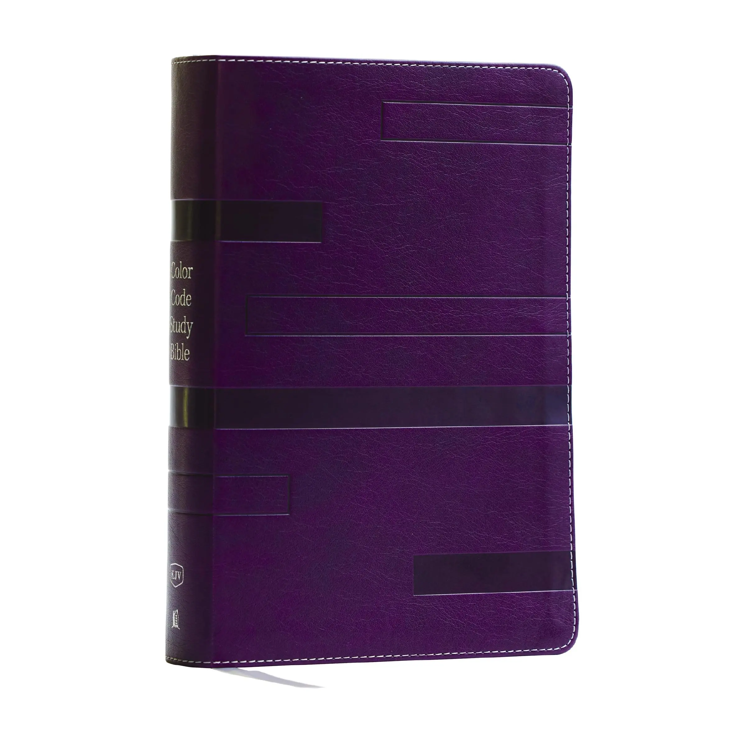 Color Code Study Bible, Revealing God's Truth Color by Color (KJV, Purple Leathersoft, Red Letter) by Thomas Nelson [Leatherbound Book]