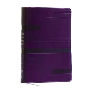 Color Code Study Bible, Revealing God's Truth Color by Color (KJV, Purple Leathersoft, Red Letter) by Thomas Nelson [Leatherbound Book]