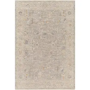 Merv Beige Neutral Statement Rug