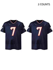 Men's #28 Vintage Football Jersey, Retro Mesh V-Neck Breathable Athletic Top,Football Shirt Loose Fit Short Sleeve Top for Training & Competition,Casual Wear All Seasons