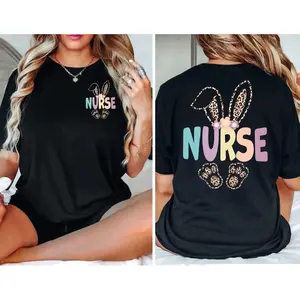 Easter Bunny Nurse T-shirt: RN Apparel, Nurse Week Gift