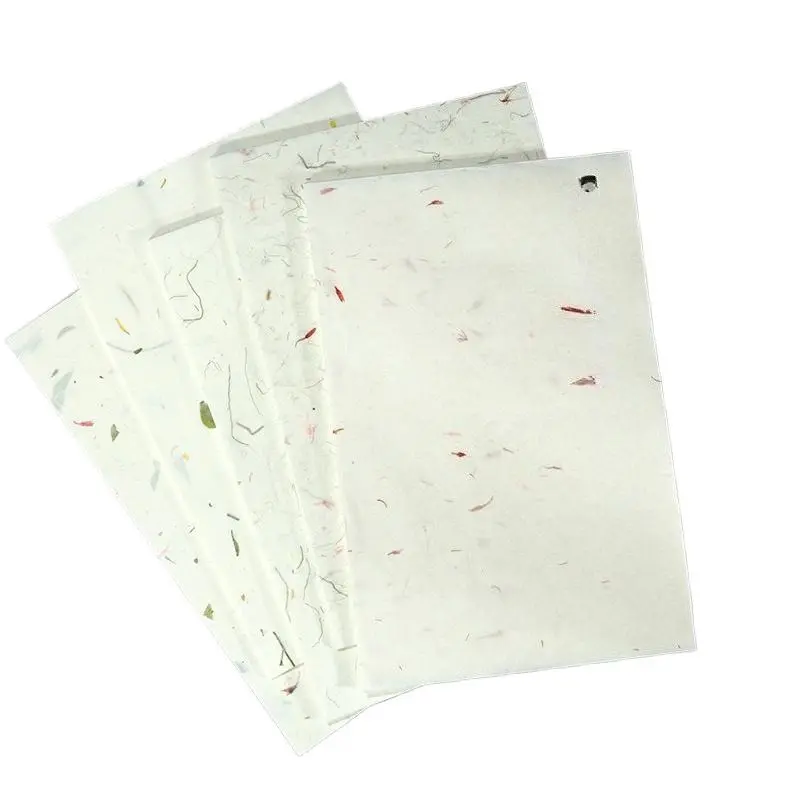 Premium Handmade Traditional White Rice Paper - 30 Sheets Office Stationery for Calligraphy, Letter Writing