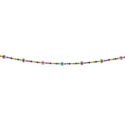 Christmas Decor Hanging Tinsel Garland, 1-Count 7ft Festive Party Home Decoration, Hanging Garland, Artificial Hanging