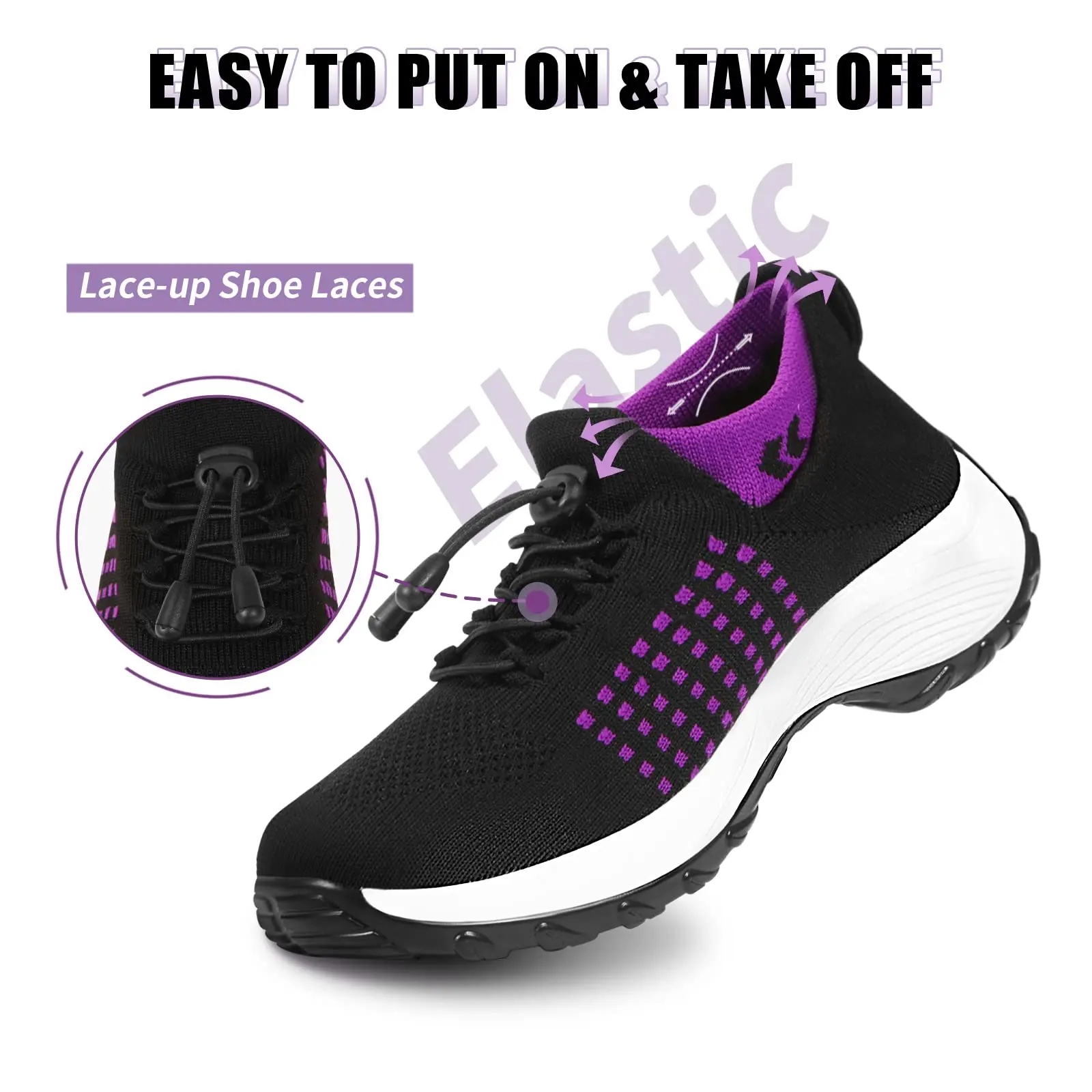 STUNAHOME Women's Orthopedic Shoes Summer Casual Running Sneakers Breathable Walking Shoes Anti-slip Sneakers Comfortable Thick Bottom Shoes
