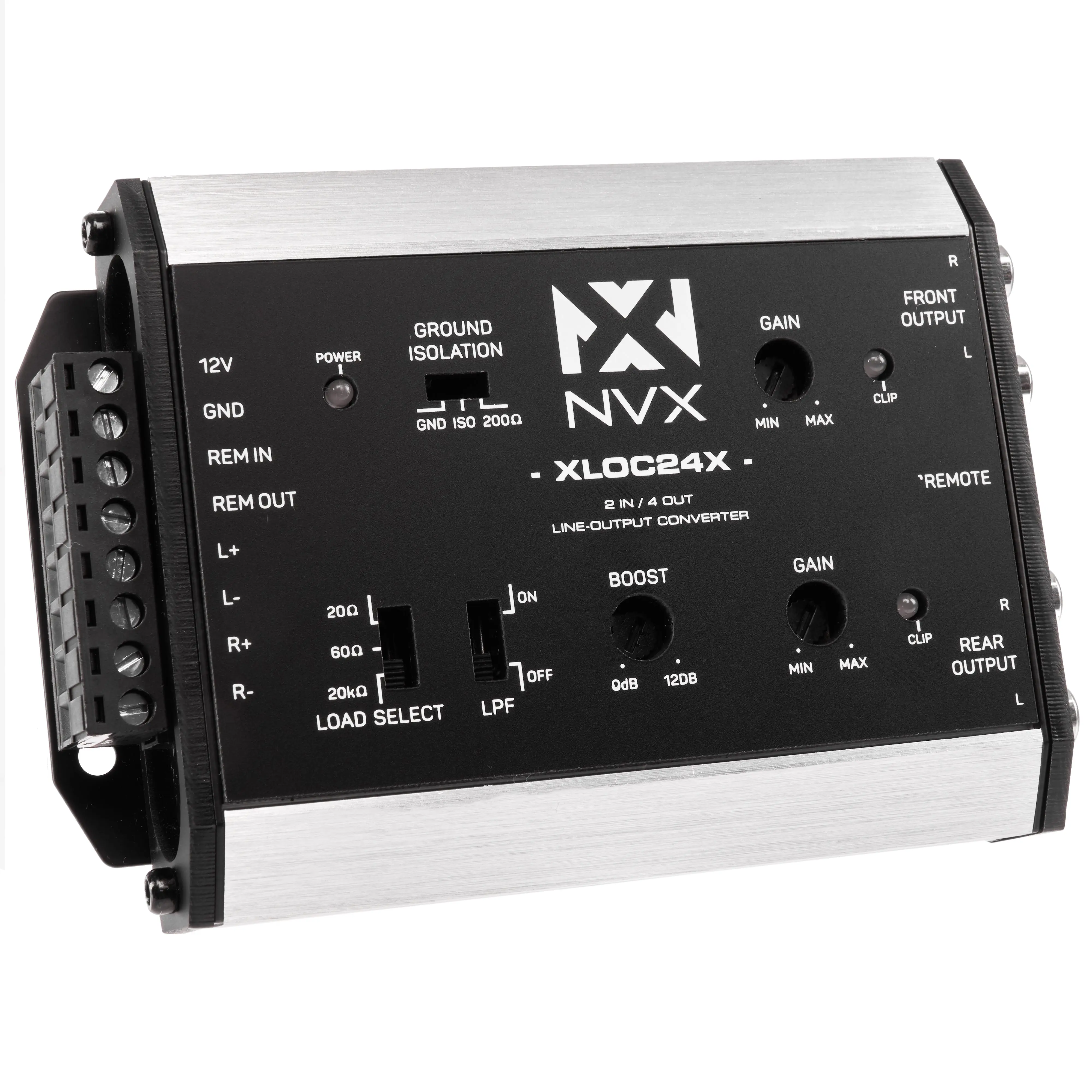 XLOC24X 2 Input / 4 Output Line Output Converter with Impedance Matching