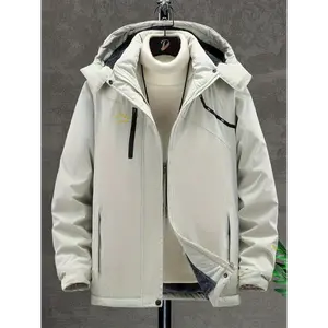 Women'S Insulated Ski Jacket with a Removable Hood, Perfect for Winter Adventures.