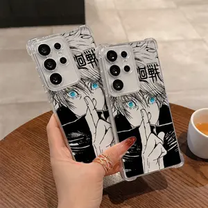 Anime Cartoon Gojos Satorus Phone Case Suitable for Samsung Galaxy S26 S25 S24 A26 A36 A17 A07 A55 A35 A06 A05 A14 A24 A34 A54 A16 A05S A25 A15 A23 A33 A53 A73 A13 A04E A04 S23 S22 S21 S20 FE Ultra Plus 4G 5G Anti Fall Protective Soft TPU Back Cover