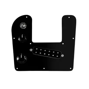 920D Custom Rogue Lap Steel Loaded Pickguard With A Black Polyphonics Pickup and Black Pickguard