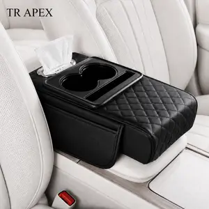 TR APEX Luxury Car Armrest Organizer – Cup Holder, Tissue Dispenser & Storage Box for a Cleaner Ride! pressure relief,  Father's Day Gift