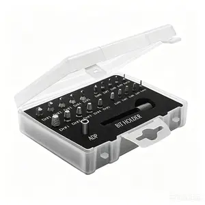 22 Pcs Damaged Screw Extractor Set, Professional Grade Stripped Screw & Broken Bolt Remover Kit with Case, Hardened HSS Steel Easy-Out for Rusted Stuck Stripped Screws, Fits Drill & Hand Tools for DIY Automotive Plumbing Repair