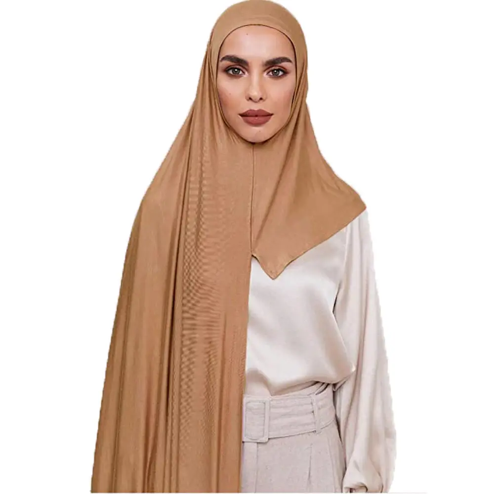 Cotton Jersey Scarf Fashion Women Instant Hijab