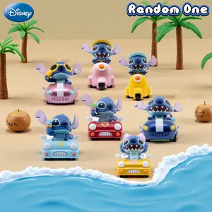 1PC Disney Officially Licensed Trendy Toy Stitch Zoom Hero Stitch Blind Box Surprise Collection Desktop Decoration Healing Companion Figurine Model Car Accessory Workstation Home Decoration Halloween Collectible Figurines