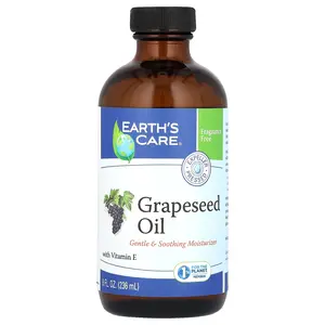 Earth's Care Grapeseed Oil, 8 fl oz (236 ml)