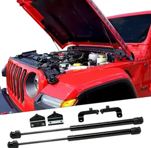 Hood Quicklift Plus Hood Lift Kit (Bolt-On) — Compatible with Jeep Wrangler JL (2018+) and Jeep Gladiator JT (2020+) — For Aluminum Hood Models Only