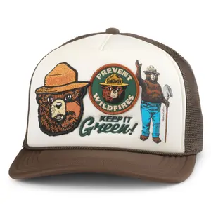 American Needle Roscoe Iconic Foamy Smokey Bear Hat