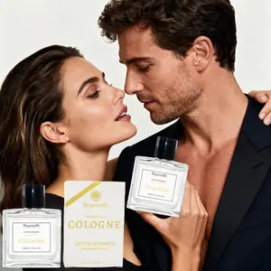 MegustaMe Lasting Romance Enhanced Cologne 50mL - Timeless Charm, Skin-Like Scent, All-Day Wear, Gentle Formula, Perfect for On-the-Go