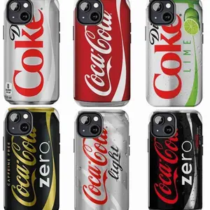 Diet Coke and Coca Cola Can Collection Phone Cases Tough Phone Case, Trendy, tough Phone Case For iPhone 17 16 15 14 13 12 11 Pro Max 8 Plus X & Samsung Galaxy S22 S23 S24 S25 phone case Gifts For Him & Her iPhone Case Valentine Day Gifts