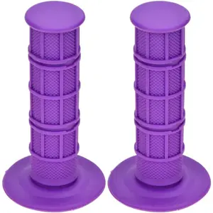 Universal 22mm 7/8 Handlebar Grip Soft Rubber Hand Grips Compatible with CRF50 KLX250 SSR125 Pit Bike Dirt Bike Motorcycle Parts Purple